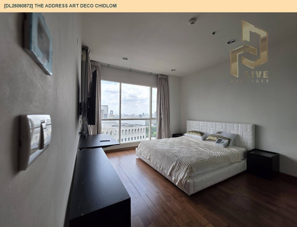 รูป DL26060872 ให้เช่าคอนโด ดิ แอดเดรส ชิดลม (The Address Art Deco Chidlom) ใกล้ BTS ชิดลม พร้อมเข้าอยู่ โทรด่วน 0638692663 LineID @952jdxxk - รูปที่ 3/11