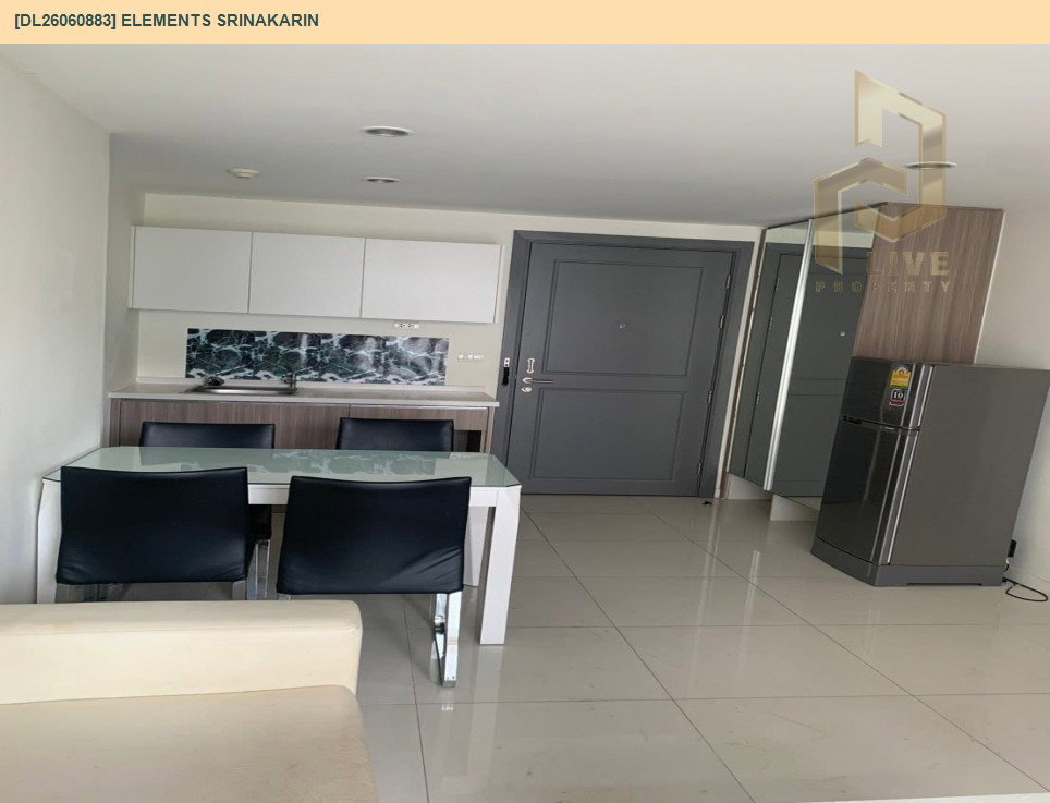 รูป DL26060883 ให้เช่าคอนโด อิลิเม้นท์ ศรีนครินทร์ (Elements Srinakarin) ใกล้ - พร้อมเข้าอยู่ โทรด่วน 0653619502 LineID @952jdxxk - รูปที่ 2/7