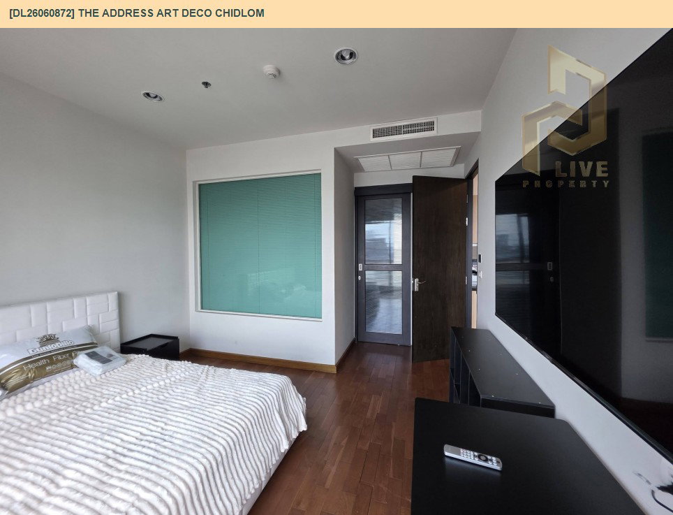 รูป DL26060872 ให้เช่าคอนโด ดิ แอดเดรส ชิดลม (The Address Art Deco Chidlom) ใกล้ BTS ชิดลม พร้อมเข้าอยู่ โทรด่วน 0638692663 LineID @952jdxxk - รูปที่ 9/11