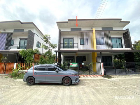 บ้านเดี่ยว 36.8 ตร.วา สุขปิติ วิว เฟส 2 เมืองชลบุรี ชลบุรี 2.4M