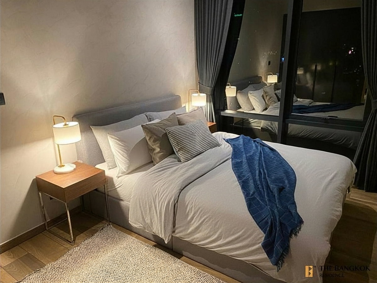 รูป เช่าคอนโด 🌆 The Lofts Asoke 2นอน 85.4ตร.ม. 90k 🤎ห้องสวยที่สุดโทนไม้ อบอุ่น ใกล้ MRT เพชรบุรี  - รูปที่ 4/7