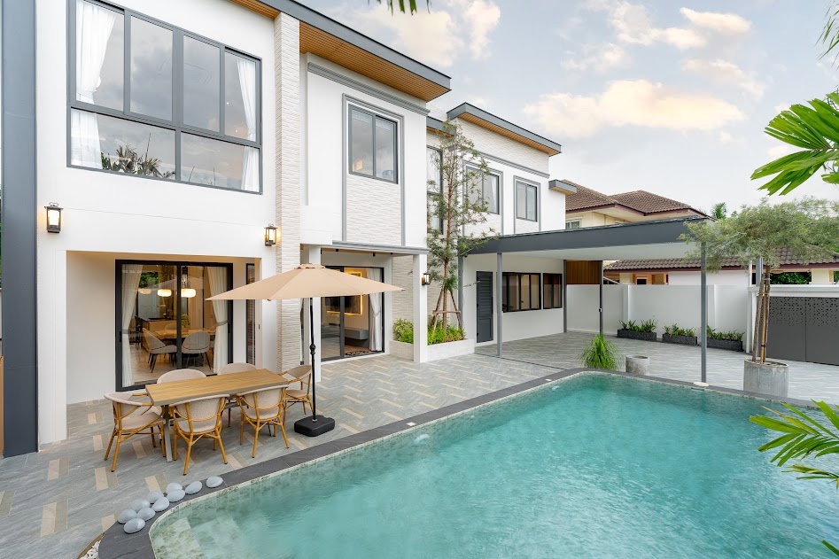  🏡 พูลวิลล่า 2 ชั้น พร้อมสระว่ายน้ำส่วนตัว ทำเลเมืองเชียงใหม่ #C4MG100524