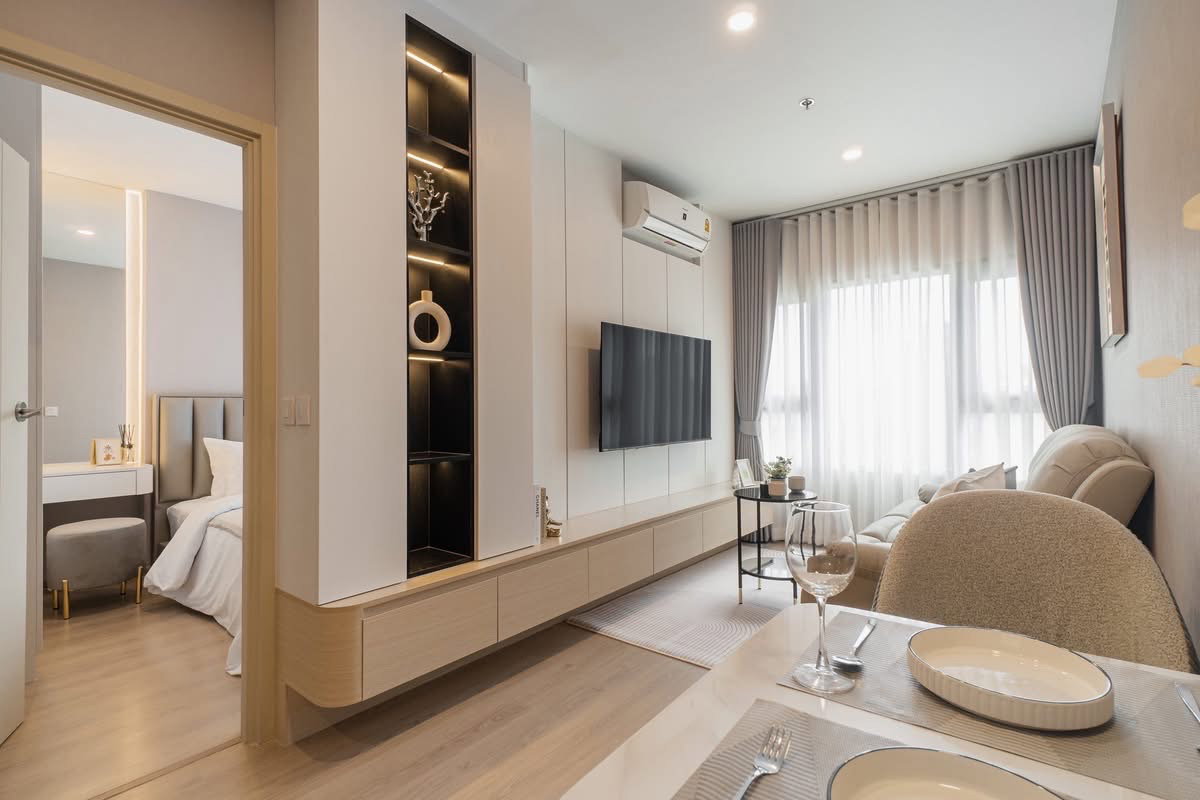 รูป 🏙LIFE พระราม4-อโศก   1 bedroom 32.5 sqm. ชั้น 22 วิวสวนเบญจกิติ☘️ - รูปที่ 2/9