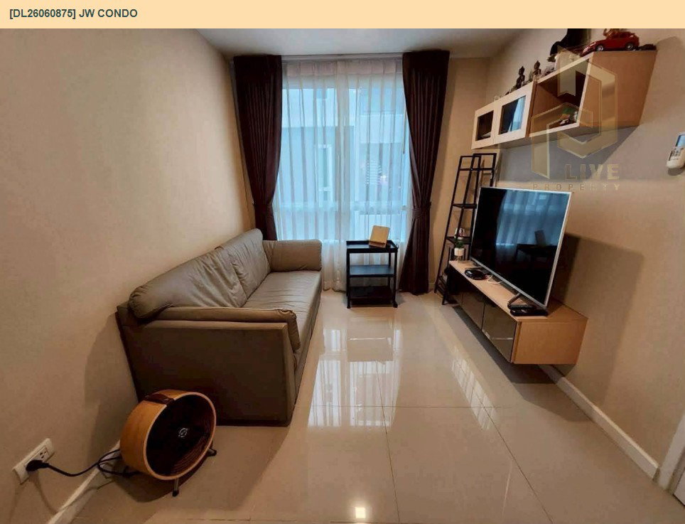 รูป DL26060875 ให้เช่าคอนโด เจ ดับบลิว คอนโด (JW Condo ) ใกล้ สายสีแดงเข้ม พร้อมเข้าอยู่ โทรด่วน 0653619502 LineID @952jdxxk - รูปที่ 2/6