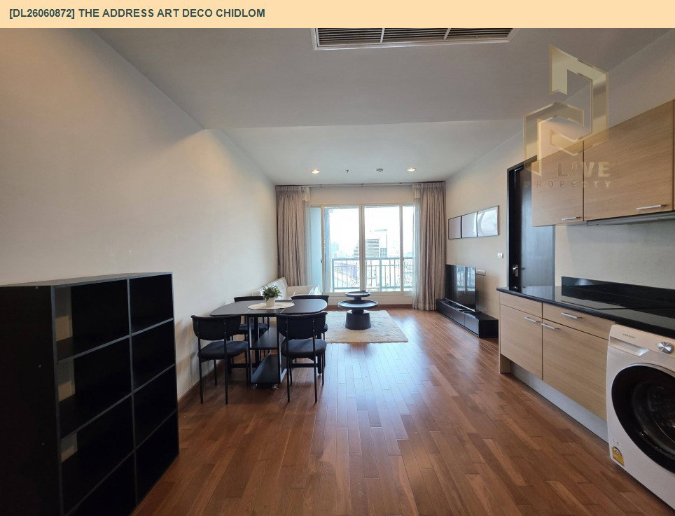 รูป DL26060872 ให้เช่าคอนโด ดิ แอดเดรส ชิดลม (The Address Art Deco Chidlom) ใกล้ BTS ชิดลม พร้อมเข้าอยู่ โทรด่วน 0638692663 LineID @952jdxxk - รูปที่ 6/11