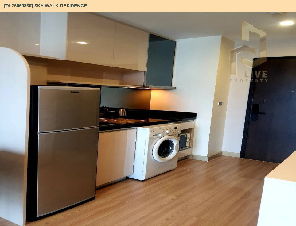 รูป DL26060869 ให้เช่าคอนโด สกาย วอร์ค เรสซิเดนซ์ (Sky Walk Residence ) ใกล้ BTS พระโขนง พร้อมเข้าอยู่ โทรด่วน 0653619502 LineID @952jdxxk - รูปที่ 2/6