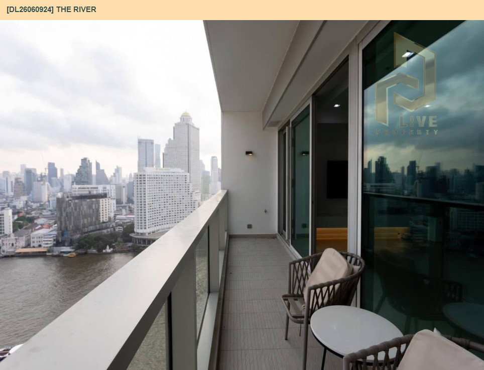 รูป DL26060924 ให้เช่าคอนโด เดอะ ริเวอร์ (The River) ใกล้ BTS กรุงธนบุรี พร้อมเข้าอยู่ โทรด่วน 0653619502 LineID @952jdxxk - รูปที่ 7/9