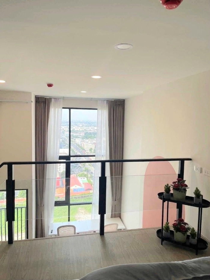 รูป 🚝✨ ด่วน! Duplex หรู 2 ชั้น 20,000/ด. เพดานสูง วิวดี ไม่ร้อน walk in closet ✨Origin Plug and Play Ramkhamhaeng Triple Station ใกล้เดอะมอลล์ 🔥🔥 - รูปที่ 6/12