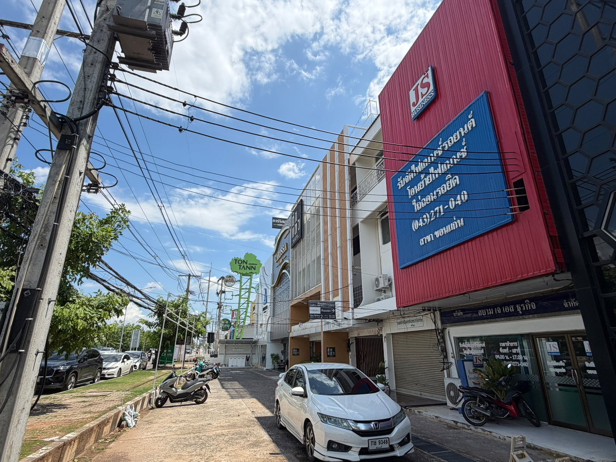 รูป ให้เช่าอาคารพาณิชย์ 3 ชั้นครึ่ง ทำเลติดถนนมิตรภาพ หน้าตลาดต้นตาล ขอนแก่น - รูปที่ 1/5