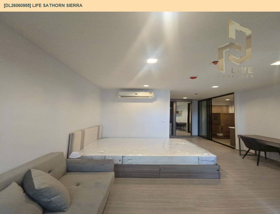 รูป DL26060955 ให้เช่าคอนโด ไลฟ์ สาทร เซียร์รา (Life Sathorn Sierra) ใกล้ BTS ตลาดพลู พร้อมเข้าอยู่ โทรด่วน 0614453194 LineID @952jdxxk - รูปที่ 2/6
