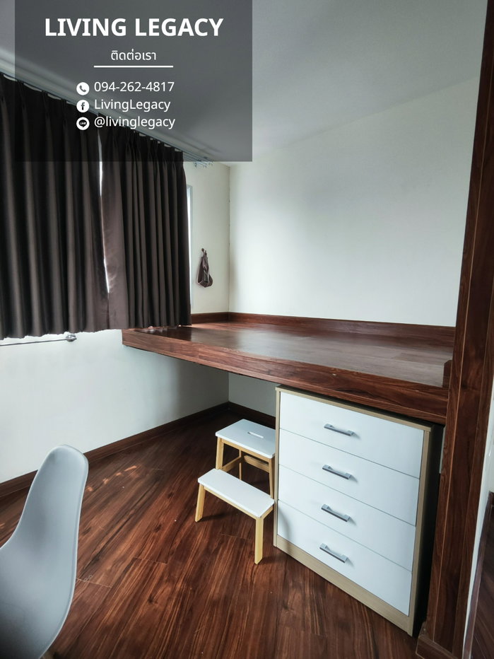 รูป SEYGO3 เช่าด่วน คอนโด Asakan Place Srinakarindra 43 ตร.ม. ชั้น 33 | 1 นอน 2 น้ำ | เฟอร์นิเจอร์ครบ | 13,000 บาท/เดือน | LINE: @livinglegacy - รูปที่ 7/24