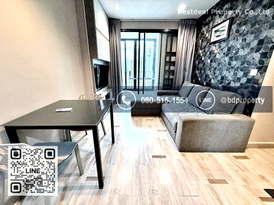 เช่าคอนโด ศูนย์วัฒนธรรมแห่งประเทศไทย : Bestdeal ให้เช่าด่วน!!!ราคา 27,000เดือน ขนาด 2 ห้องนอน 55 sqm. เฟอร์นิเจอร์และเครื่องใช้ไฟฟ้าครบพร้อมเข้าอยู่ ใกล้MRT และ เซ็นทรัลพระราม 9 เพียง 80 ม.