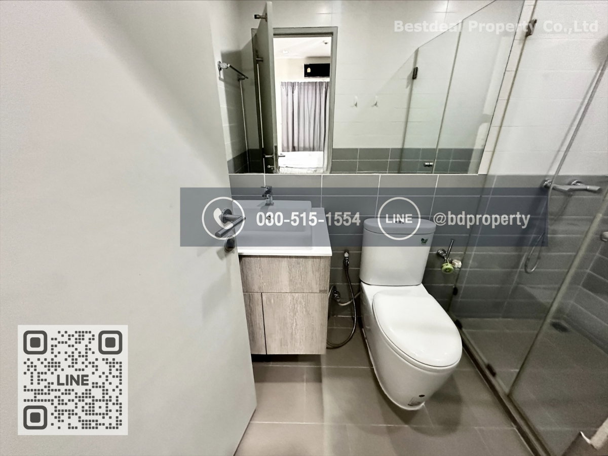 รูป Bestdeal ให้เช่า ขนาด 2 ห้องนอน 55 sqm.เฟอร์นิเจอร์และเครื่องใช้ไฟฟ้าครบพร้อมเข้าอยู่ 27,000 บาท/เดือน “IDEO MOBI RAMA 9” ใกล้MRTและเซ็นทรัลพระราม 9 - รูปที่ 14/16