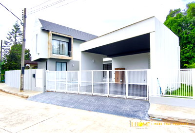 บ้านเดี่ยว เชียงใหม่ : ขายบ้านเดี่ยว2 ชั้น  บ้านติดริมน้ำท่ามกลางธรรมชาติ โครงการเงียบสงบเงียบสงบ  เฟอร์บิ้วอิน  #C3MG100292