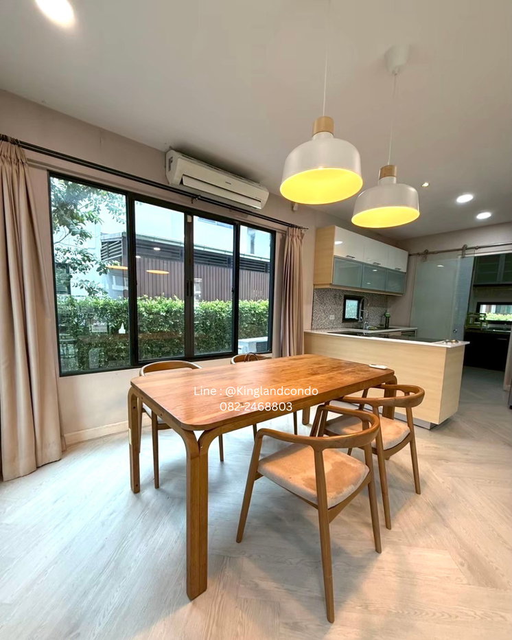 รูป ให้เช่าบ้านเดี่ยว Habitia Orbit Hathairat บ้านหลังมุม  ถนนหทัยราษฎร์ เลี้ยงสัตว์ได้ พร้อมบ้านน้องแมว  พื้นที่รอบบ้านกว้าง เฟอร์นิเจอร์ครบ - รูปที่ 2/26