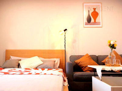 Condos for rent : For Rent Condo IDEO RAMKHAMHAENG LAM SALI STATION Building 1, Floor 16,Studio, Room size 24 sqm