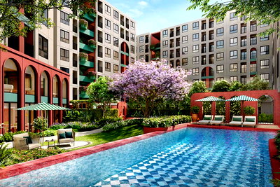 ขายคอนโด : 🌿 ขายคอนโด dcondo Vite Pattaya by Sansiri | Type 1A | 23.75 ตร.ม. | โควต้าไทย | เพียง 2.003 ล้านบาท