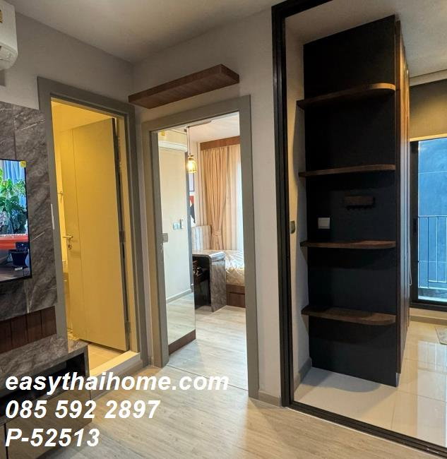 รูป P-52513 🔑 ให้เช่าคอนโดไลฟ์ อโศก - พระราม 9 ห้อง 1นอน อาคารA ชั้น37 วิวเมือง ใกล้ MRT พระราม 9 Line: @easythaihome 085-592-2897 - รูปที่ 52/55