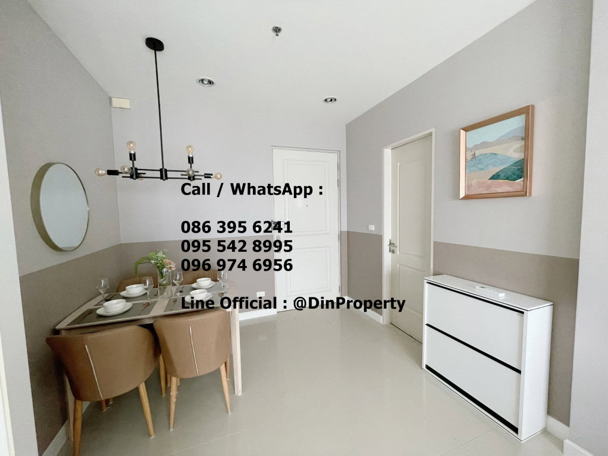 รูป ให้เช่า คิวเฮ้าส์ กรุงธนบุรี 1 ห้องนอน BTS กรุงธนบุรี ใกล้ ICONSIAM , เจริญนคร ,Line ID @DinProperty - รูปที่ 3/4