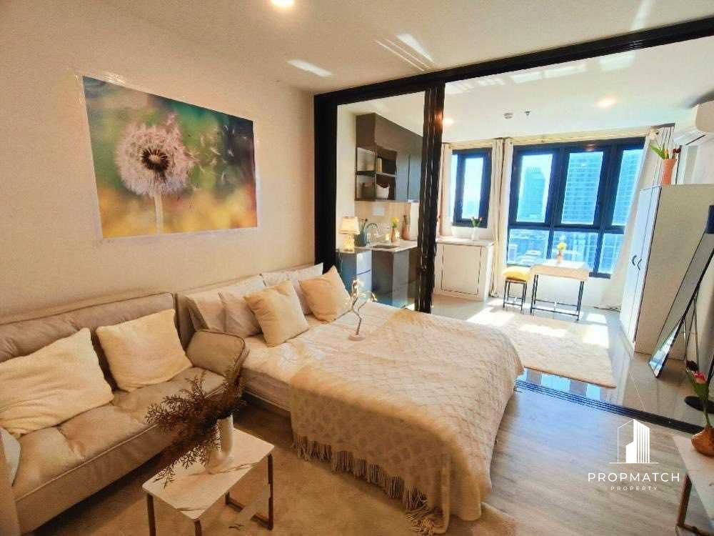 รูป PM032606 ✨Flash Deal ✨ XT Huaikhwang (1Bed 1Bath 31 SQM.) พร้อมอยู่ ! เพียง 21,000 บาทต่อเดือน Tel.0981315848 @propmatch - รูปที่ 1/8