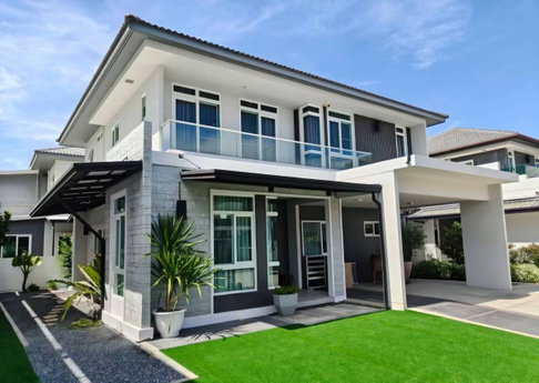 ให้เช่าบ้านเดี่ยว  มัณฑนา 2 บางนา กม.7 (91.5 ตร.ว.) 4 นอน 5 น้ำ ใกล้เมกาบางนา