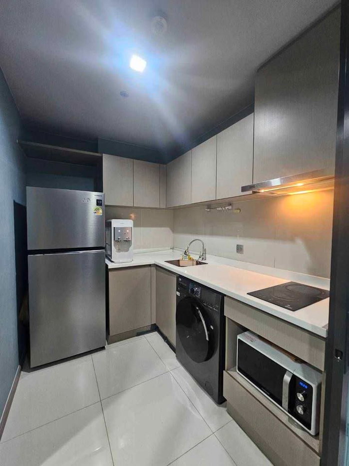 รูป Condo for RENT : Life Ladprao 𝐒𝐢𝐳𝐞 : 35 sqm.  1 Bedroom /1 Office room / 1 Bathroom / City View.  𝐅𝐥𝐨𝐨𝐫 : 40th  ✅Fully furnished - รูปที่ 6/11