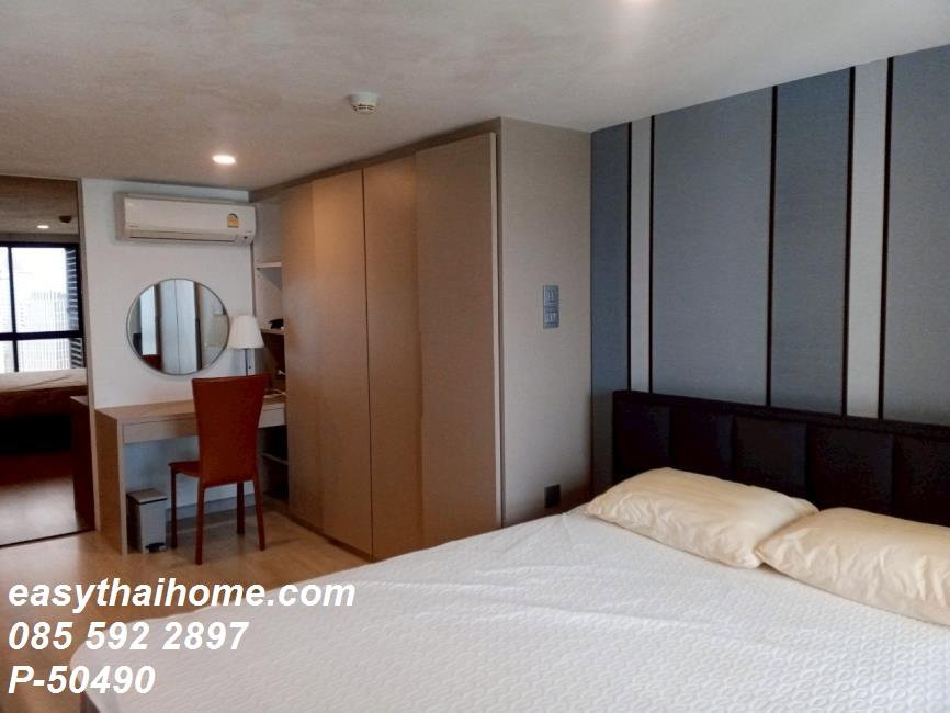 รูป P-50490 🔑 ให้เช่าคอนโดไนท์บริดจ์ ไพร์ม สาทร ห้องดูเพล็กซ์ 1นอน ชั้น32 วิวเมือง ใกล้ BTS ช่องนนทรี Line: @easythaihome 085-592-2897 - รูปที่ 12/21