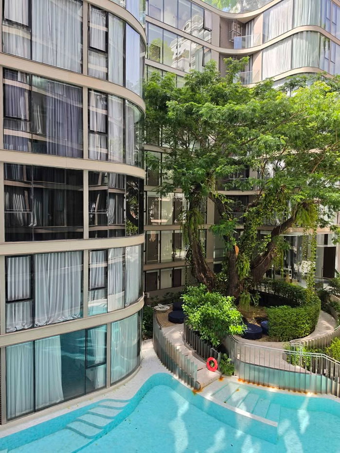 picture Condo for RENT : Fynn Asoke Sukhumvit 10  𝐒𝐢𝐳𝐞 : 41 sqm.  𝐓𝐲𝐩𝐞 : 1 Bedroom /1 Bathroom  𝐅𝐥𝐨𝐨𝐫 : 3rd  ✅Fully furnished - 17/18
