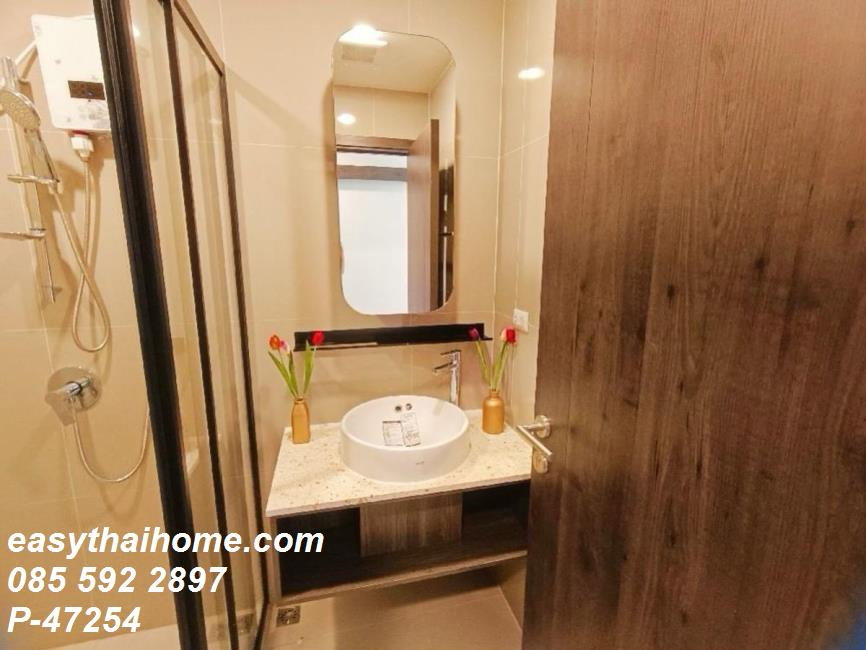 รูป P-47254 🔑 ให้เช่าคอนโดเอ็กซ์ที ห้วยขวาง ห้องสตูดิโอ ตึกA ชั้น23 วิวเมือง ใกล้ MRT ห้วยขวาง Line: @easythaihome 085-592-2897 - รูปที่ 3/15
