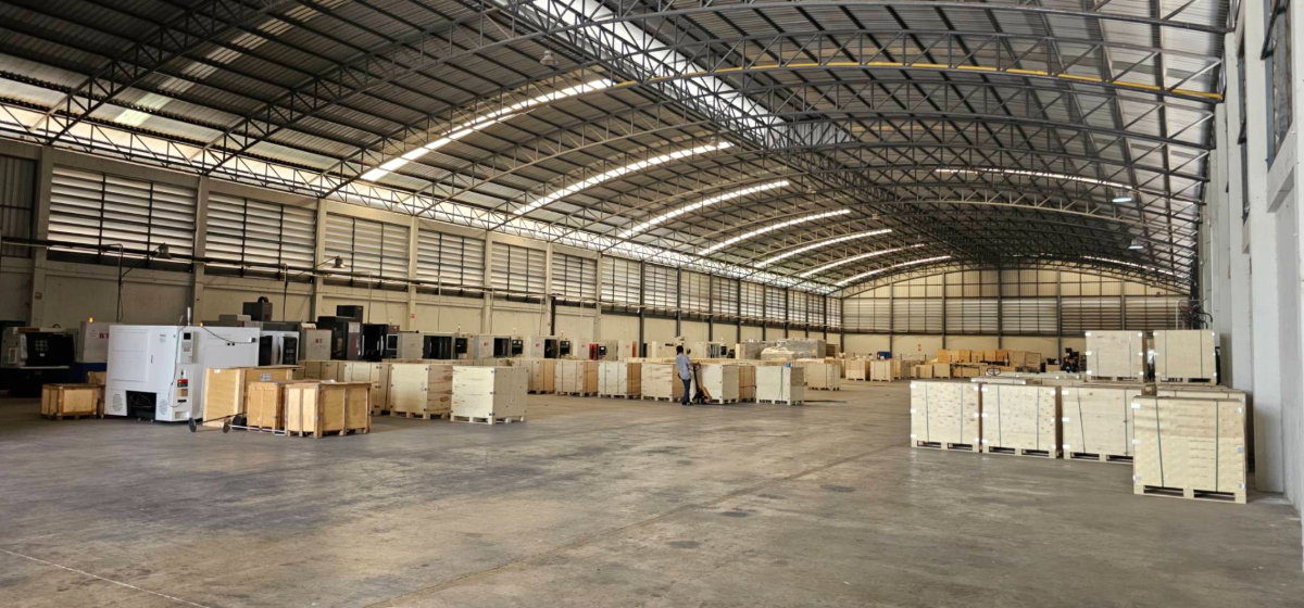 รูป AR060ให้เช่าโรงงาน – โกดังและสำนักงาน 3ชั้น  ขนาดโกดัง 3,330 ตารางเมตร  ต.นาดี สมุทรสาคร  - รูปที่ 4/5