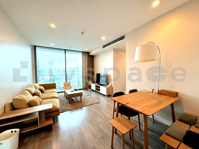 Condos for rent : ▚ LK142ツ Ready to move in The Room BTS Wongwianyai 2BR 2BA, 77 sq.m. Beautiful Corner Unit, Best Price