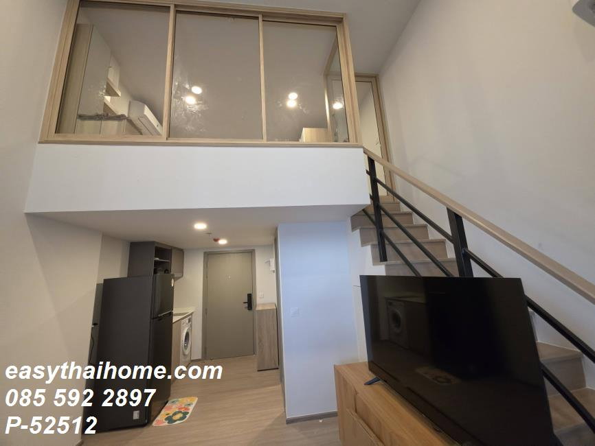 รูป P-52512 🔑 ให้เช่าคอนโดแอสปาย สุขุมวิท - พระราม 4 ห้อง Duplex ห้อง2ชั้น ชั้น32 วิวเมือง ใกล้ BTS เอกมัย Line: @easythaihome 085-592-2897 - รูปที่ 3/14