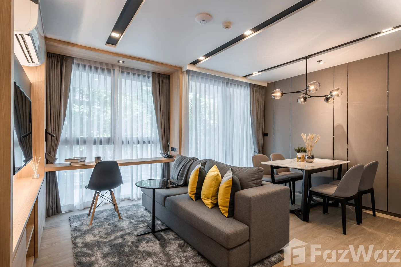 รูป คอนโดให้เช่า 1 ห้องนอน ในโครงการ เดสตินีแอท63 671704 - รูปที่ 2/16