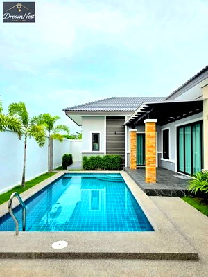 Houses for sale Bang Lamung Chonburi : Once you step in, you may fall in love with this home — a homie-style house that makes every day feel like a relaxing getaway