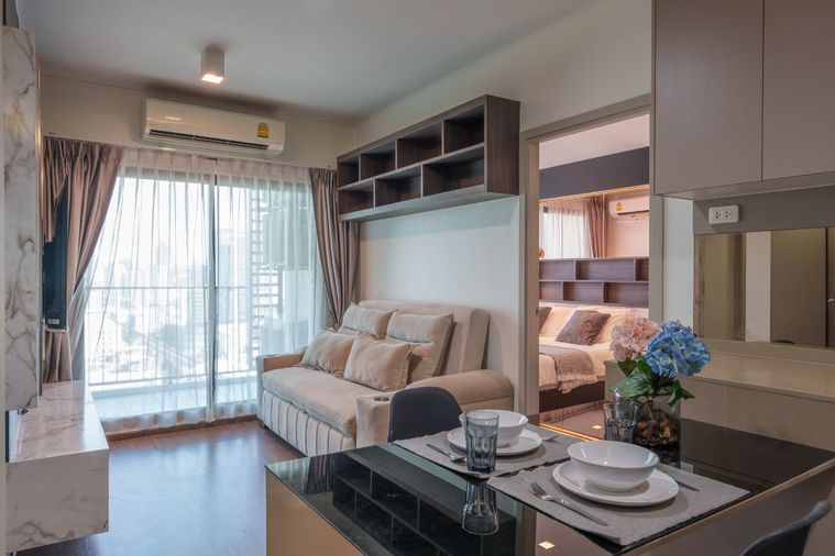 2606-RFF045 🏙️✨ ให้เช่า Ideo S93 ห้องรีโนเวทใหม่! ติด BTS บางจาก 0 เมตร ✨🏙️