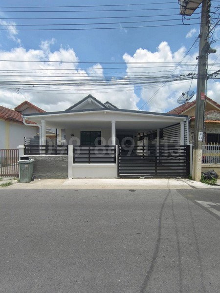 รูป ขายบ้านเดี่ยวชั้นเดียว รีโนเวทใหม่ทั้งหลัง พร้อมเข้าอยู่ หมู่บ้านพิบูลทรัพย์ 1 ซอยเลียบวารี 27 เนื้อที่ 36 ตรว 3นอน 2น้ำ - รูปที่ 1/8