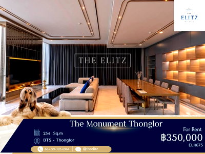 คอนโดให้เช่า : ✨ Redefining luxury penthouse living in the heart of Thonglor... where you and your beloved pets enjoy a high-end lifestyle together ✨