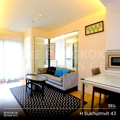 ขายคอนโด : 💎ขายคอนโด H Sukhumvit 43 ห้องสวยแต่งครบ 41.ตร.ม. ใกล้ EmQuartier / BTS พร้อมพงษ์