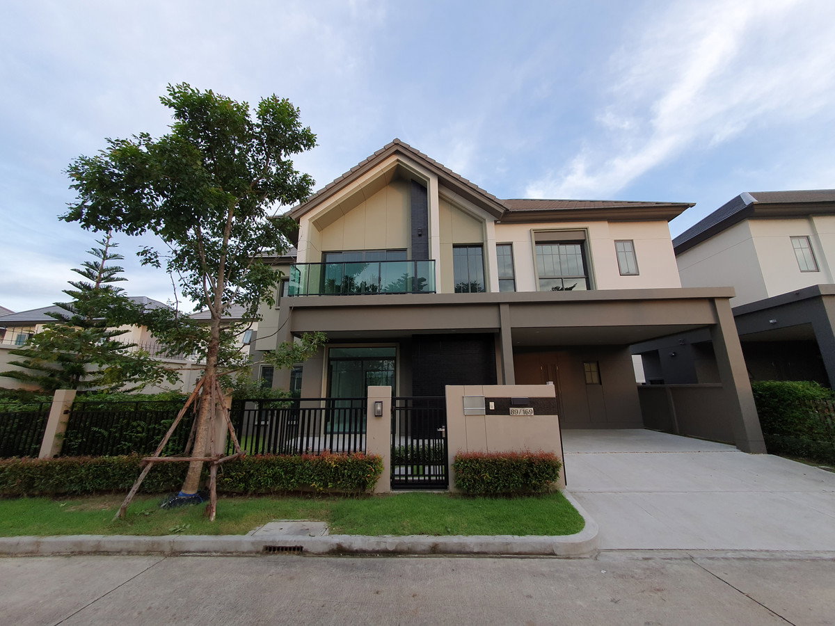 รูป ให้เช่าบ้านเดี่ยว 2 ชั้น ม.บางกอก บูเลอวาร์ด สาทร-ปิ่นเกล้า 2 หลังมุมโซนใกล้สวน - รูปที่ 2/21