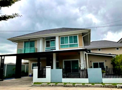 บ้านเดี่ยว เชียงใหม่ : ขายบ้านเดี่ยว 2 ชั้น ในโครงการบ้านกาญจน์กนก 12 เฟส 2 เชียงใหม่ ใกล้โรงพยาบาลกรุงเทพ (H490) T.0946511456
