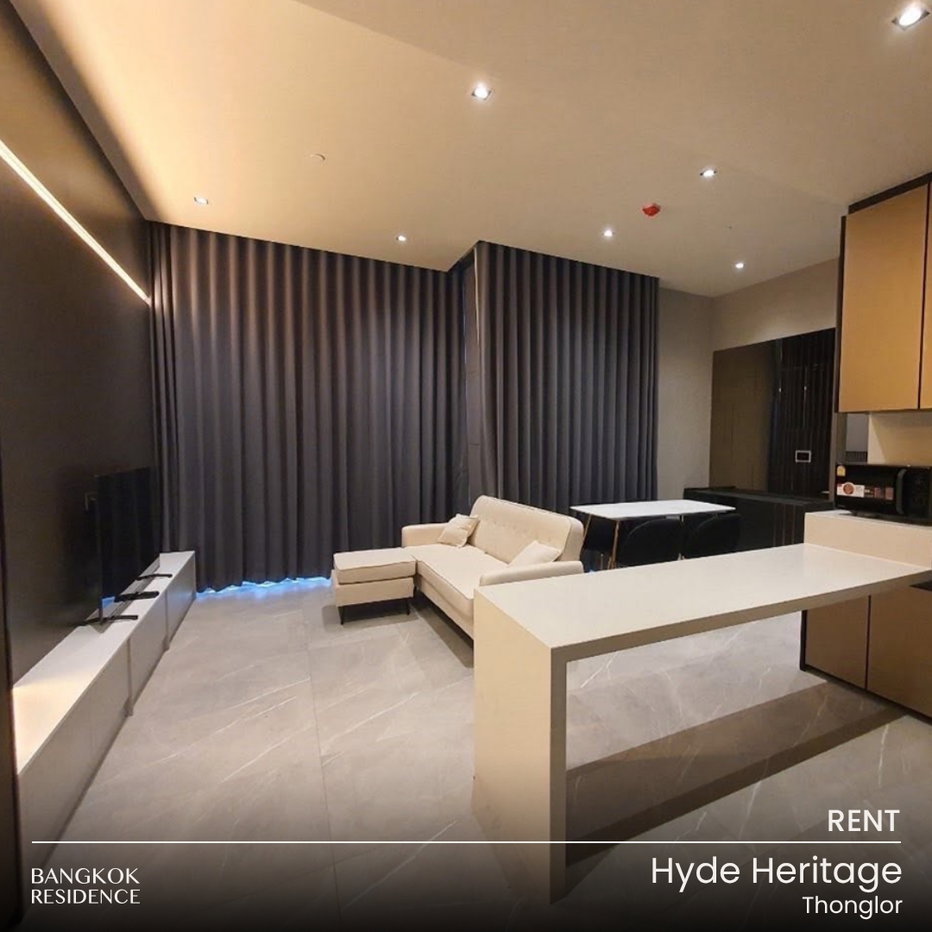 picture Rental Condo 💎 Hyde Heritage Thonglor, 1BR 51 sq.m. 55K 🌠 Beautiful unit with stunning view  - 1/6