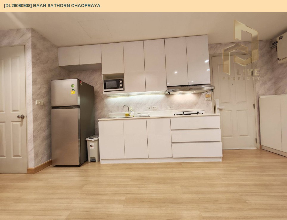 รูป DL26060938 ให้เช่าคอนโด บ้านสาทร เจ้าพระยา (Baan Sathorn Chaopraya) ใกล้ BTS กรุงธนบุรี พร้อมเข้าอยู่ โทรด่วน 0653619502 LineID @952jdxxk - รูปที่ 4/8