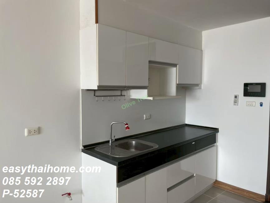 รูป P-52587 🔑 ให้เช่าคอนโดศุภาลัย ริเวอร์ รีสอร์ท ห้องสตูดิโอ ชั้น21 วิวเมือง ใกล้ BTS วงเวียนใหญ่ Line: @easythaihome 085-592-2897 - รูปที่ 13/16
