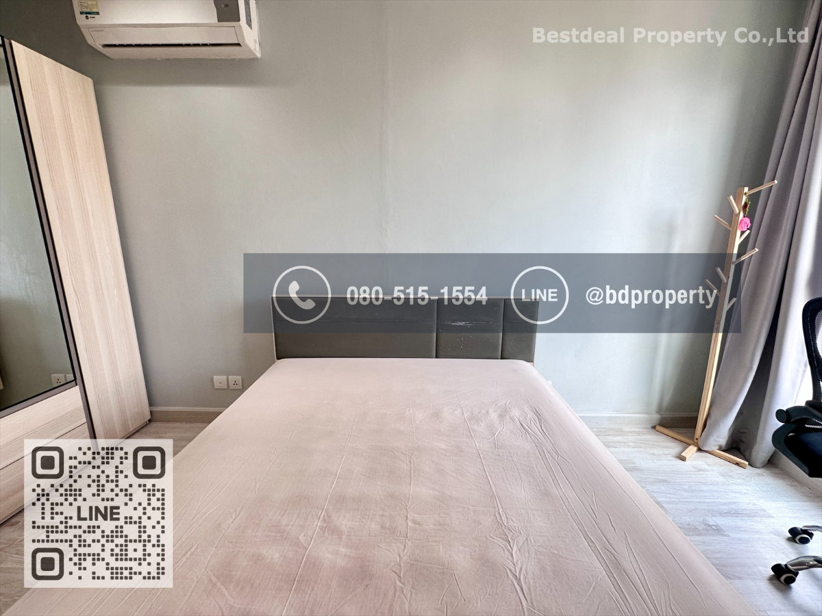 รูป Bestdeal ให้เช่า 1 ห้องนอน 31ตรม.ราคา 15,000/เดือนเท่านั้น เฟอร์นิเจอร์และเครื่องใช้ไฟฟ้าครบ“IDEO MOBI RAMA 9” ใกล้MRT และ เซ็นทรัลพระราม 9 - รูปที่ 7/13