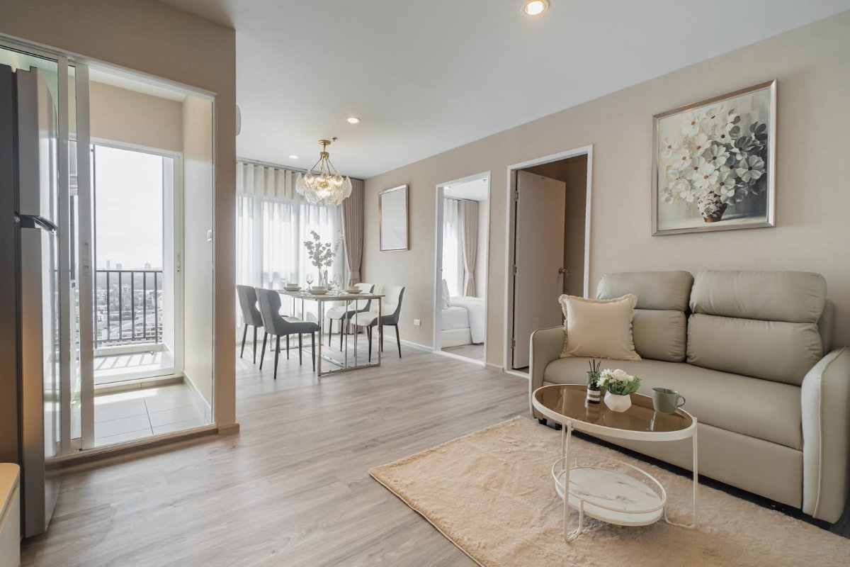 รูป (TT230)เช่าคอนโด Regent Home Bangna (รีเจ้นท์ โฮม บางนา) ชั้น 31 ขนาด 56.45 ตร.ม 2 นอน 2 ห้องน้ำ วิวแม่น้ำ - รูปที่ 3/15