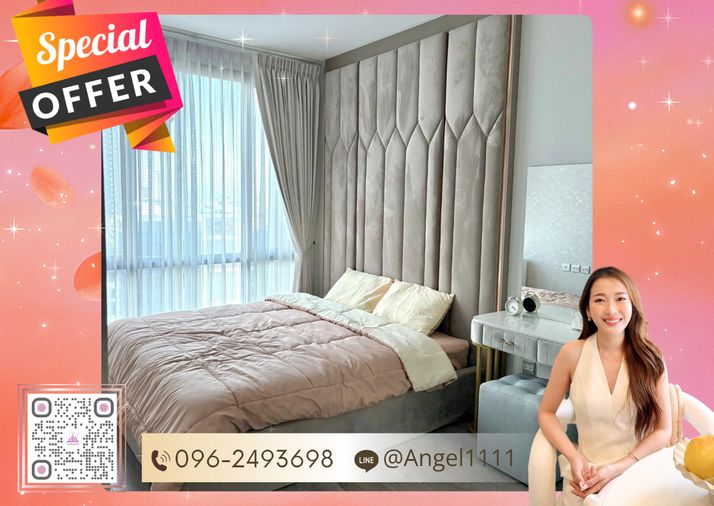 ✨🦄 Ready to move 🦄✨ Whizdom Avenue Ratchada - Ladprao ใกล้ MRT 0 เมตร เฟอร์ครบจบในที่เดียว โทร 096-2493698 (WDA0014)