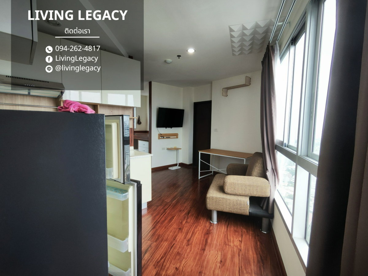 รูป SEYGO3 เช่าด่วน คอนโด Asakan Place Srinakarindra 43 ตร.ม. ชั้น 33 | 1 นอน 2 น้ำ | เฟอร์นิเจอร์ครบ | 13,000 บาท/เดือน | LINE: @livinglegacy - รูปที่ 2/24