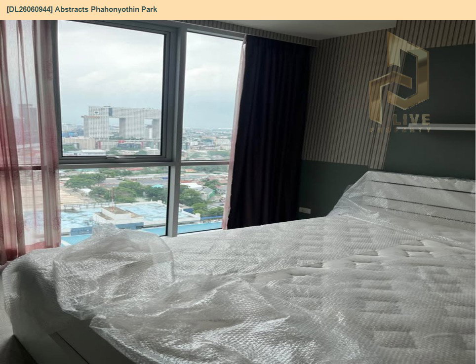รูป DL26060944 ให้เช่าคอนโด แอ็บสแตร็กส์ พหลโยธิน พาร์ค (Abstracts Phahonyothin Park) ใกล้ BTS ห้าแยกลาดพร้าว พร้อมเข้าอยู่ โทรด่วน 0614453194 LineID @952jdxxk - รูปที่ 6/7