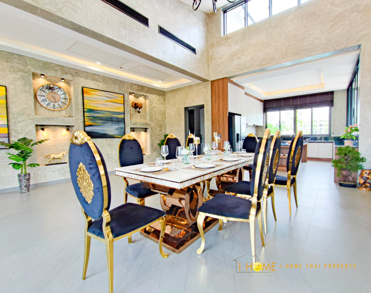 รูป  บ้านพร้อมสระว่ายน้ำในตัวระบบเกลือขนาดใหญ่  ใกล้ห้างสรรพสินค้าเพียง ระบบรักษาความปลอดภัยที่ดี 24 ชม.  #C9MG100528 - รูปที่ 5/28