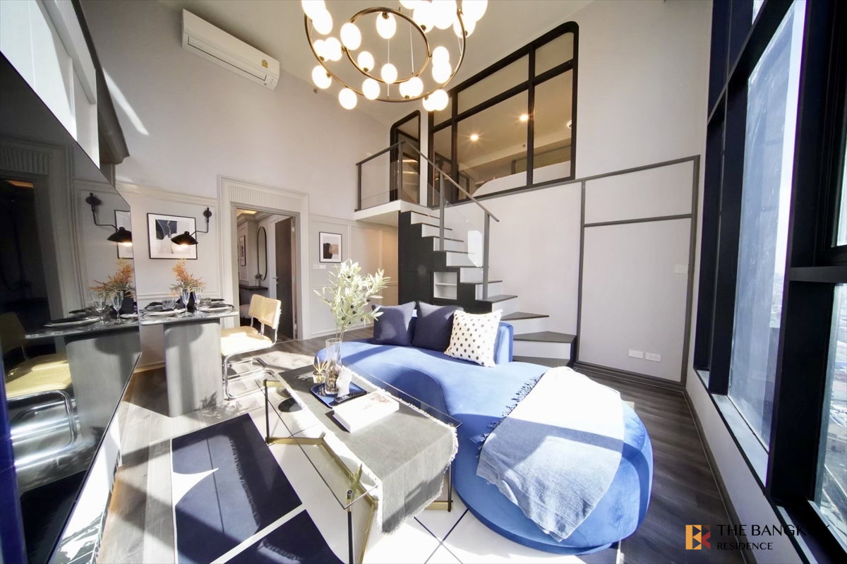 รูป ✨ห้องตกแต่งครบ ✨ ทำเล New CBD, KnightsBridge Space Rama 9 ใกล้ MRT พระราม 9 - รูปที่ 1/6